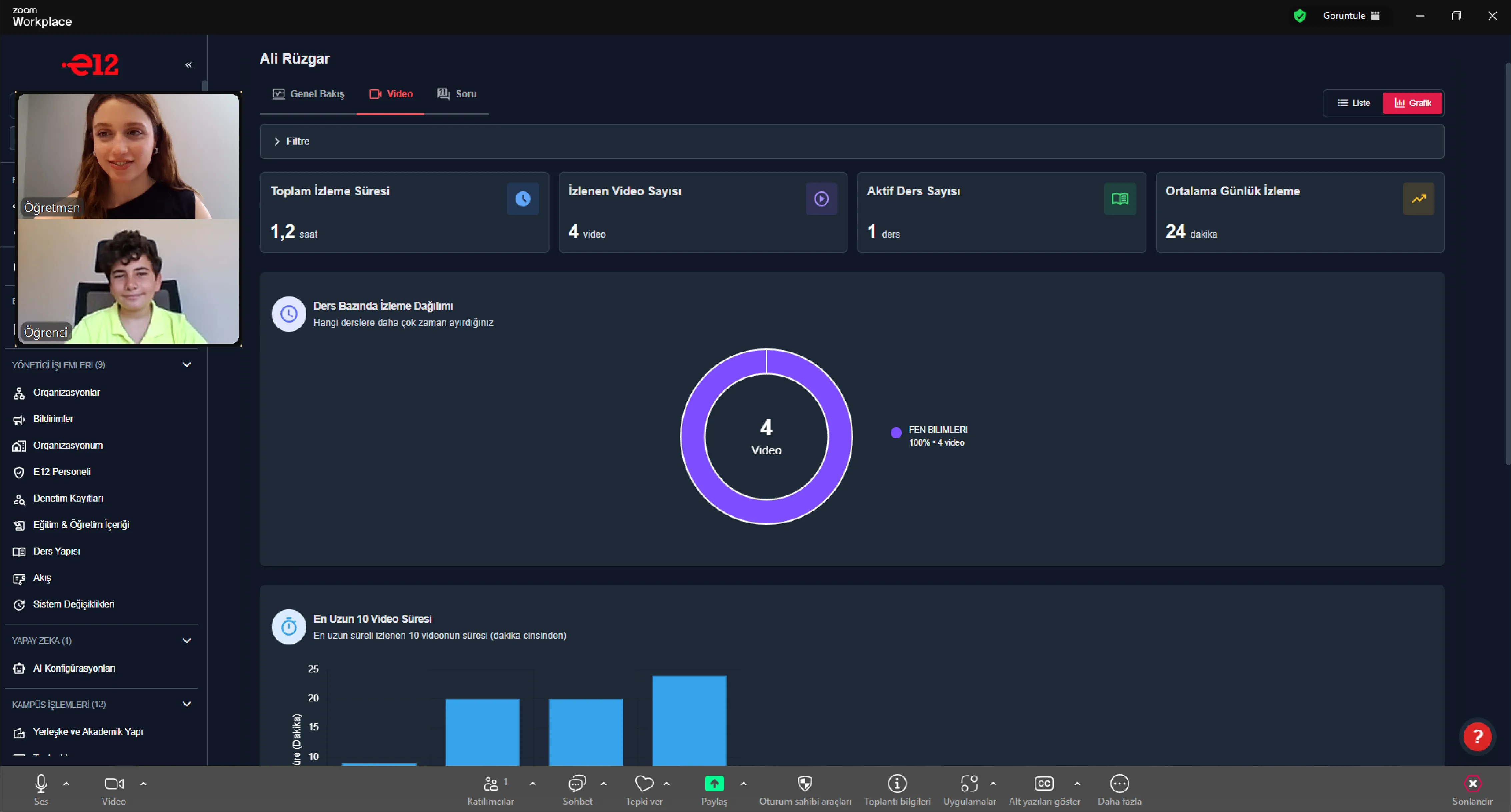 Öğretmen Öğrenci Görüşmesi - 1