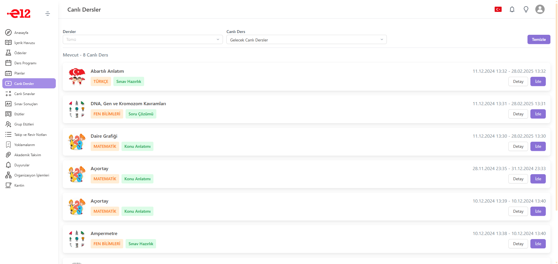 Grup Canlı Ders Hizmeti - Görsel 1